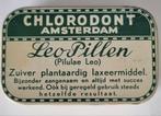 Vintage Chlorodont Amsterdam Leo Pillen, Verzamelen, Blikken, Ophalen of Verzenden, Gebruikt, Overige, Overige merken