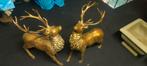 2 Grote goudkleurige herten, Diversen, Kerst, Ophalen, Zo goed als nieuw