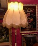 Brocante staande lamp / vloerlamp koper antiek lampenkap, Overige materialen, 150 tot 200 cm, Ophalen of Verzenden, Antiek / klassiek