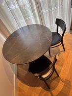 2 black Ikea chairs – wooden, comfortable – great condition, Huis en Inrichting, Ophalen, Twee, Zwart, Zo goed als nieuw
