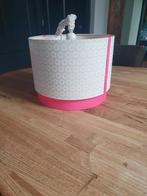 Grote roze lamp, Huis en Inrichting, Lampen | Plafondlampen, Ophalen of Verzenden, Gebruikt, Stof, Modern