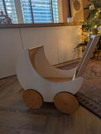 Houten poppenwagen - Zo goed als nieuw!, Kinderen en Baby's, Ophalen, Zo goed als nieuw, Rij- of Hobbelspeelgoed