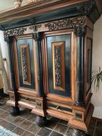 Antieke Eikenhouten Kast 1880-1900, Antiek en Kunst, Ophalen