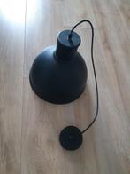 Zwarte industriële hanglamp, Ophalen, Gebruikt, Metaal, Minder dan 50 cm