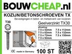 KOZIJNSCHROEVEN BIJ BOUWCHEAP HET GOEDKOOPST, Doe-het-zelf en Verbouw, IJzerwaren en Bevestigingsmiddelen, Ophalen of Verzenden