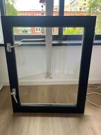 Hardhouten raamkozijn met hr ++ glas, Gebruikt, Inclusief glas, 75 tot 150 cm, Hout