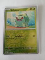 Bulbasaur - Mew 001/165 (2x beschikbaar), Ophalen of Verzenden, Zo goed als nieuw, Losse kaart