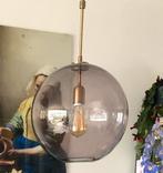 Karwei Plafondlamp Rookglas - Dimbaar & Verstelbaar, Ophalen, Zo goed als nieuw, Glas, 50 tot 75 cm