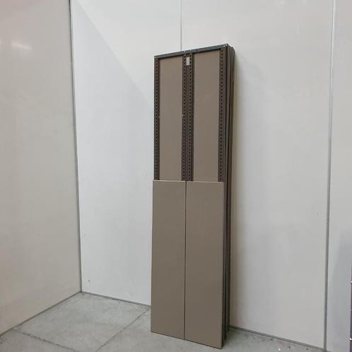 Bruine metalen legbordstelling - 211x750x60 cm, Huis en Inrichting, Kasten | Stellingkasten, Ophalen