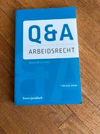 Q&A Arbeidsrecht - Pascal Kruit e.a., Ophalen of Verzenden, Zo goed als nieuw, Juridisch en Recht, Nederland