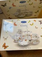 Nieuwe 10 delige high tea vlinderservies Janneke Brinkman, Huis en Inrichting, Keuken | Servies, Ophalen of Verzenden, Nieuw, Overige stijlen