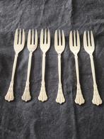 Zes vintage Gero 90 zilveren gebaksvorkjes, Ophalen of Verzenden