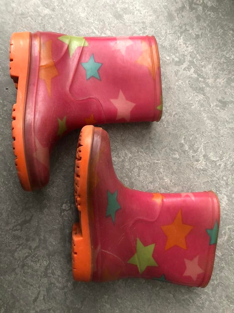 Hema regenlaarsjes maat 23, Kinderen en Baby's, Kinderkleding | Schoenen en Sokken, Ophalen of Verzenden, Zo goed als nieuw, Jongen of Meisje