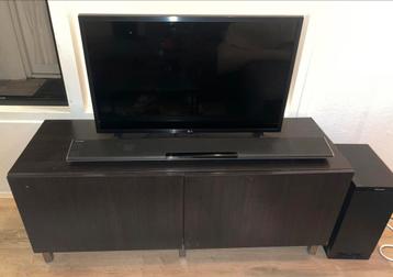 IKEA televisie meubel zwart bruinig hele goede staat 