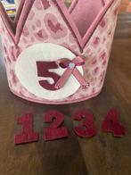 Stoffen Verjaardagskroon 1 tm 5 jaar, Ophalen, Zo goed als nieuw, Jongetje of Meisje