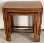 SET van 3 tafeltjes, bijzettafels, antiek, Huis en Inrichting, Tafels | Sidetables, Ophalen