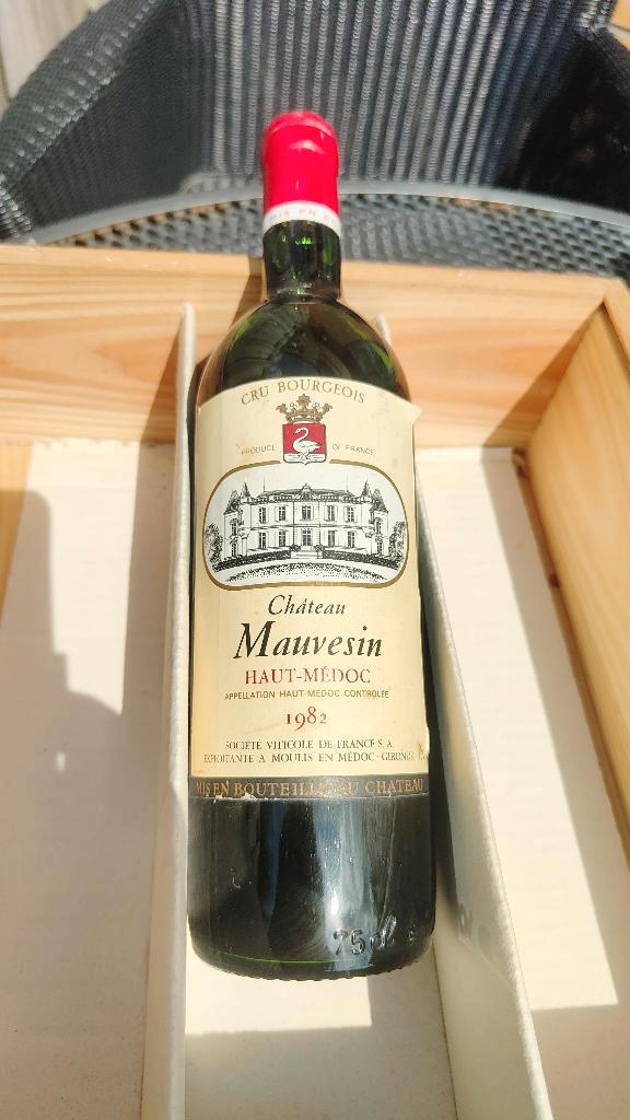 Chateau Mauvesin 1982, Verzamelen, Wijnen, Nieuw, Rode wijn, Frankrijk, Vol, Ophalen of Verzenden