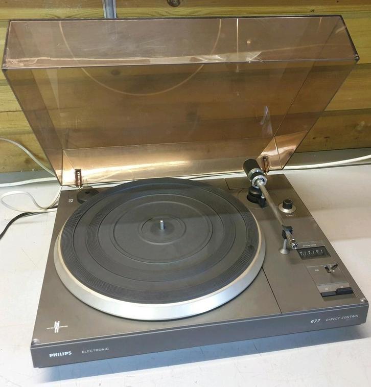 Philips 22AF677 platenspeler zonder cartridge i.z.g.s., Audio, Tv en Foto, Platenspelers, Gebruikt, Platenspeler, Philips, Ophalen of Verzenden