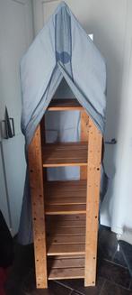 Vintage houten kinder kledingkast tent kast / tent sluiting, Kinderen en Baby's, Ophalen, Gebruikt, 50 tot 70 cm, 105 cm of meer