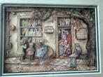 3D schilderij van Anton Pieck, Antiek en Kunst, Ophalen of Verzenden