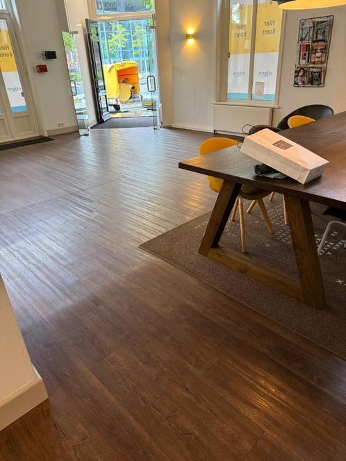 Simplay PVC Vloer, Huis en Inrichting, Stoffering | Vloerbedekking, Zo goed als nieuw, Overige typen, Bruin, 75 m² of meer, Ophalen
