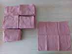 Katoenen mousseline servetten 50 stuks Zalmroze (bruiloft), Huis en Inrichting, Keuken | Textiel, Ophalen of Verzenden, Nieuw