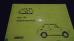 Fiat 126 - Instructieboekje NL, Auto diversen, Handleidingen en Instructieboekjes, Verzenden