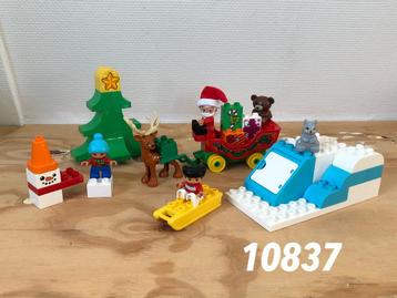 Duplo wintervakantie van de kerstman 10837 (compleet) 3 beschikbaar voor biedingen