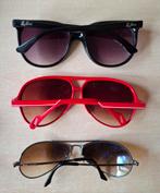 RayBan zonnebrillen 3x en kokers 8x, Ophalen of Verzenden, Gebruikt, Ray-Ban