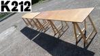 Schragen met opvouwbare tafelbladen, Ophalen, Gebruikt, Onbekend, 200 cm of meer