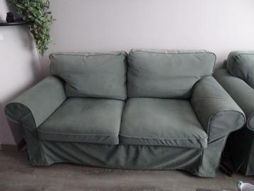 IKEA EKTORP 2 ZITS BANK (incl andere kleur extra hoes) - afbeelding 3