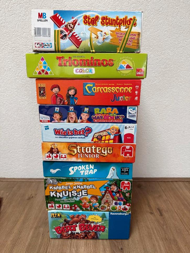 Spelletjes - diverse!, Hobby en Vrije tijd, Gezelschapsspellen | Bordspellen, Zo goed als nieuw, Een of twee spelers, Drie of vier spelers