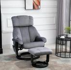 massagefauteuil TV fauteuil fauteuil met kruk NIEUW IN DOOS, Ophalen, Nieuw, A, Stof