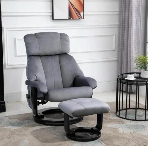 massagefauteuil TV fauteuil fauteuil met kruk NIEUW IN DOOS, Huis en Inrichting, Fauteuils, Nieuw, Stof, Ophalen