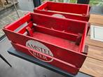 2 Vintage Houten Amstel Bier Kratjes, Ophalen, Minder dan 50 cm, Gebruikt, Minder dan 50 cm