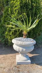 La Dolce Vita voor je tuin – Italiaanse betonnen bloempotten, Tuin en Terras, Bloempotten, Ophalen, 40 cm of meer, Rond, Nieuw