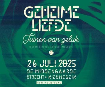 Geheime liefde 26 Juli 2 kaartjes beschikbaar voor biedingen