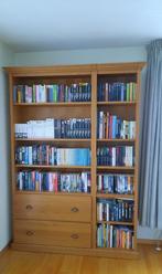 Boekenkast blank eiken GRATIS, Ophalen, Gebruikt, Eikenhout, Met lade(s)