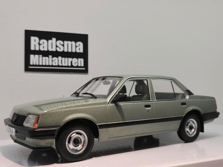 Opel ascona C 1981 - Groen - 1:18 MCG, Hobby en Vrije tijd, Modelauto's | 1:18, Nieuw, Auto, Ophalen of Verzenden