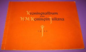 Boek Kroningsalbum van HM Koningin Juliana 1948 beschikbaar voor biedingen
