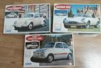 Gunze Sangyo 1:24 Bouwdozen - VW, Jaguar, Fiat - Nieuw, Overige merken, Auto, 1:32 tot 1:50, Nieuw