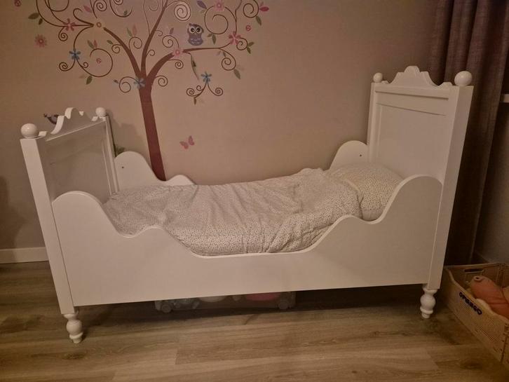Bopita Belle Junior Bed 70x140 incl matras en beddengoed, Kinderen en Baby's, Kinderkamer | Bedden, Gebruikt, Minder dan 140 cm
