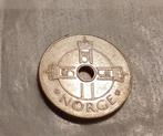 Munt, 1 Norge Krone munt, Postzegels en Munten, Munten | Europa | Niet-Euromunten, Ophalen of Verzenden, Losse munt, Overige landen
