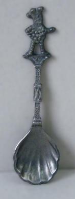 Tinnen lepel Flipje uit de Betuwe, Antiek en Kunst, Curiosa en Brocante, Ophalen of Verzenden