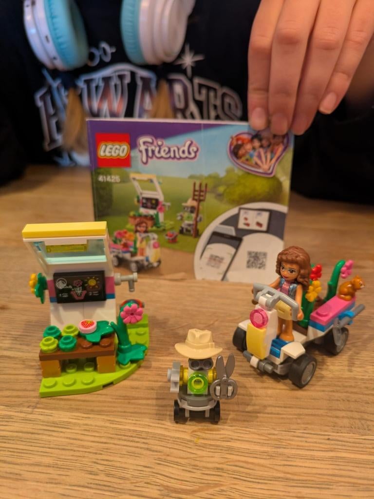 Lego Friends - Olivia's Bloementuin - 41425 - 100% Compleet, Ophalen, Zo goed als nieuw, Complete set, Lego