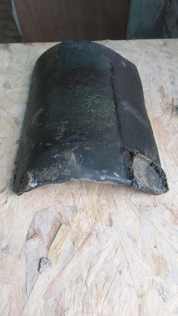 2 gebruikte nokpannen, Ophalen, Gebruikt, Steen of Klei, Blauw