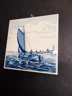 Delft's tegel "zeilboot "Gemerkt: Delft Schoonhoven Keramiek, Ophalen of Verzenden