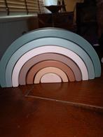 Regenboog bouw blokken hout., Ophalen of Verzenden, Zo goed als nieuw, Overige typen