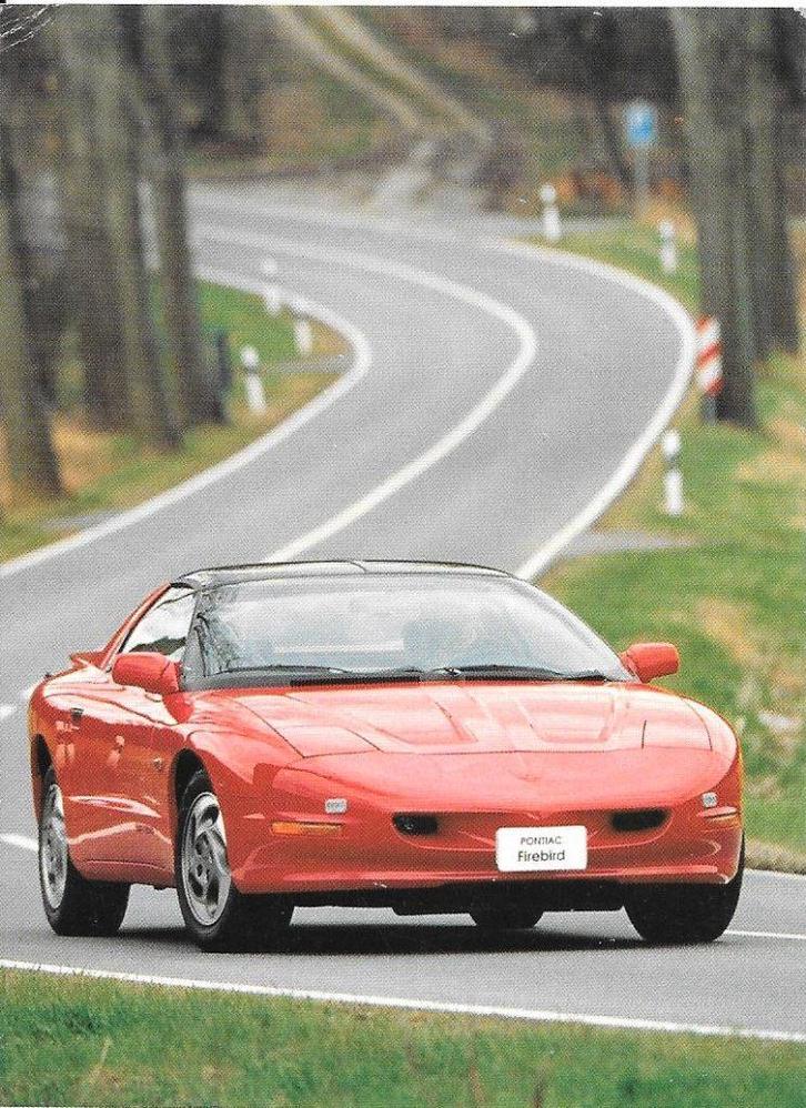 PONTIAC FIREBIRD 1996, Boeken, Auto's | Folders en Tijdschriften, Zo goed als nieuw, Overige merken, Ophalen of Verzenden