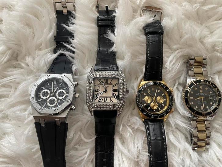 Audemars Piquet Rolex Cartier, Sieraden, Tassen en Uiterlijk, Horloges | Heren, Gebruikt, Rolex, Staal, Ophalen